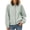Green, variant on CHGBMOK Women's Plus Size Collared Bomber Jacket Casual Zip Up Long Sleeve Windbreaker Coat Elastic Cuffs Hem Outerwear with Pockets