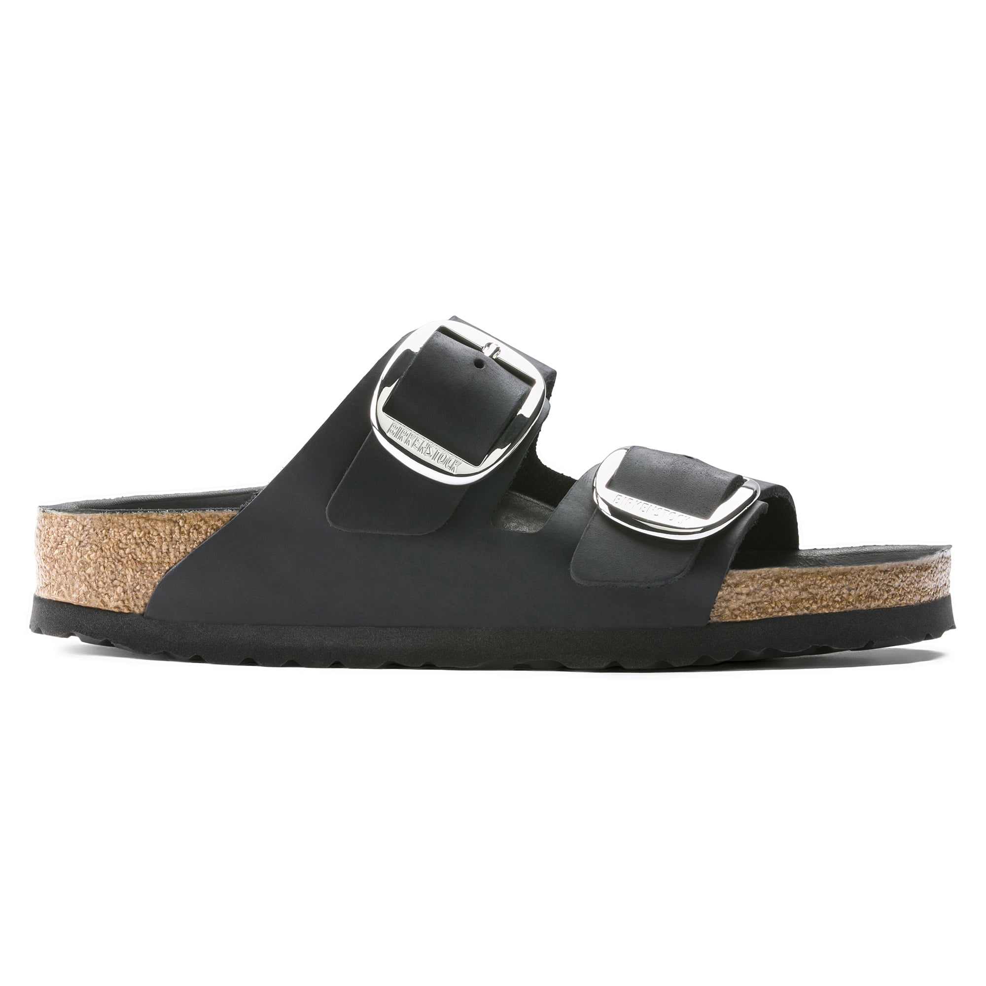 Arizona Big Buckle, Oiled leather, Black