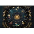 thumbnail image 2 of Cosmic Corvids - Astrology Bird Canvas Wall Art, 2 of 2