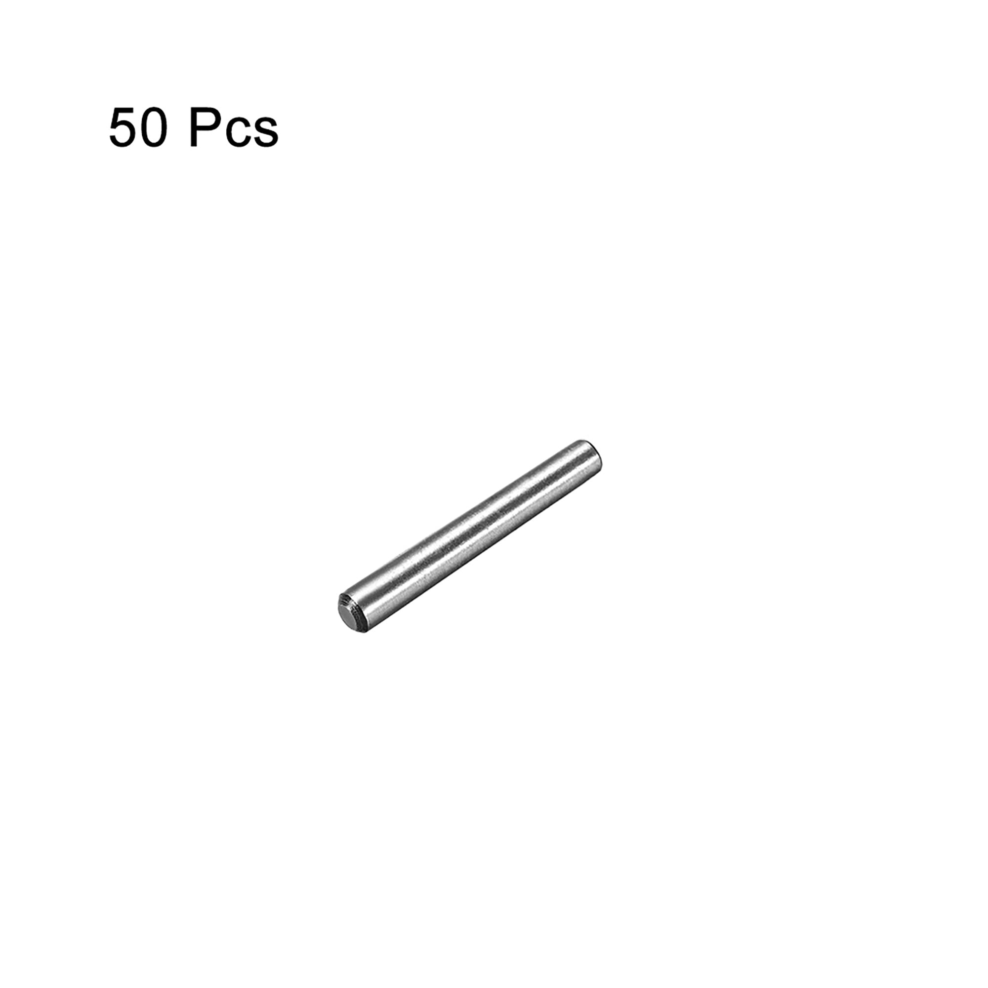 Carbon Steel GB117 20mm Length 3mm Small End Diameter Taper Pin 10pcs 