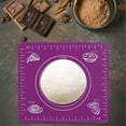 thumbnail image 4 of Silicone Baking Mat, Thick Large Non Stick Sheet Mat with Measurement, Non-slip Dough Rolling Mat, Reusable Food Grade Silicone Counter Mat for Making Cookies,Bread and Pastry, 1Pc(Purple,11.4x10.2"), 4 of 7