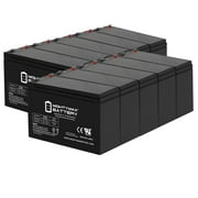 12V 8Ah BATTERY GEEK SQUAD GS-875U HI-RATE FOR UPS - 10 Pack