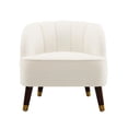 thumbnail image 6 of Square - arm Barrel Chair with Curved Tufted Back / Comfortable Seating for Home Offices, 6 of 6