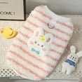 thumbnail image 6 of NovaStitch Pet Dog Sweater Striped Winter Puppy Clothes for Small Dogs Cats Warm Dog Knitwear Outfits Doggy Knitted Clothing Pink XS, 6 of 6