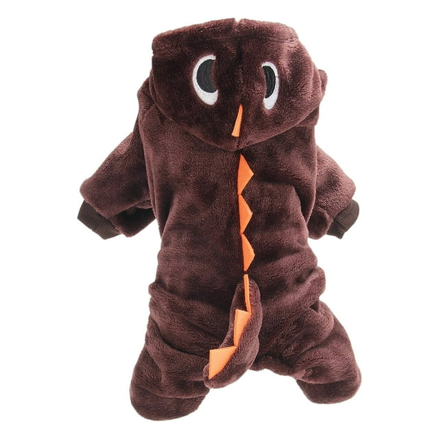 Dinosaur Pet Dog Clothes Pet Clothing Autumn And Winter Dog Clothing Wear Coat Pet Clothes for Small Dogs Boy Pet Clothes Hangers And Rack Pet Clothes for Large Dogs Pet Clothes for Small Dogs Tutu