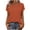 Orange, variant on Yievot Womens Summer Tops Button Short Sleeve Henley Shirts Casual Business Work Blouses
