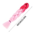thumbnail image 4 of Xihbxyly Extensiones de Cabello Trenzado de 24 Pulgadas, Fibra Sintética de Alta Temperatura, Cabello Trenzado Preestirado, Liviano y Cómodo, Ideal para Trenzas y Pelucas, Peinados de Bricolaje, Fies, 4 of 4