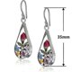 thumbnail image 3 of Colección Pendientes Lágrima Flor Prensada Plata Ley------Código producto 64558, 3 of 3