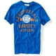 thumbnail image 1 of Aeropostale Playera gráfica de campeones de baloncesto para hombre, azul, grande, 1 of 1
