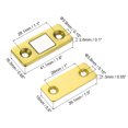 thumbnail image 2 of Uxcell Cabinet Magnetic Catch, Adhesive Cabinet Door Magnetic Catch for Kitchen Drawer Door, Gold Tone 2 Pack, 2 of 7