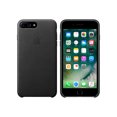thumbnail image 2 of Apple - Protective case back cover for cell phone - leather - black - for Apple iPhone 7 Plus, 2 of 3