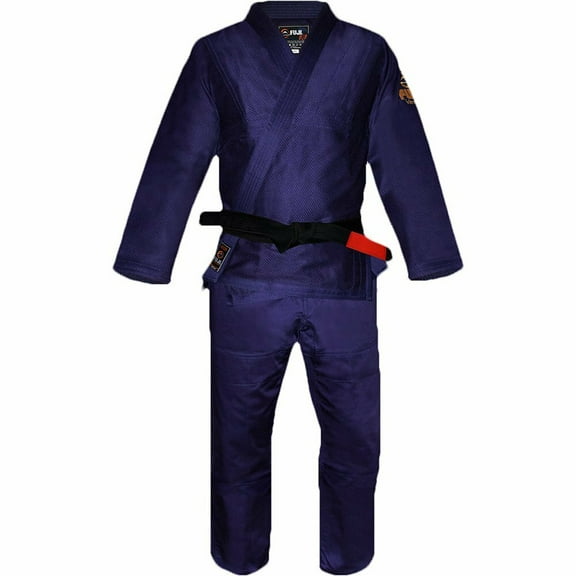 Fuji Kids Youth Childrens All Around Brazilian Jiu Jitsu Gi - Navy Blue