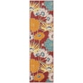 thumbnail image 3 of Nourison Allur Modern Floral Red Multicolor 2'3" x 7'6" Area Rug, (8' Runner), 3 of 8