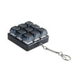 thumbnail image 4 of Juguete antiestrés con teclado, llavero antiestrés portátil único, juguete para los dedos con teclado antiestrés Negro, 4 of 9