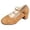 Yellow, variant on Women Pumps Traditional Dancing Shoes Heel Buckle Design Elegant Bridal Shoes Classic Ballerinas Comfortable Footwear For Dance And Formal Occasions ,Us Size:9