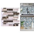 thumbnail image 3 of de mármol autoadhesiva para salpicaduras papel tapiz pulgadas a prueba de aceite para cocina sustros de bric - 5 estilo 5 Colco Azulejos para salpicaduras, 3 of 7