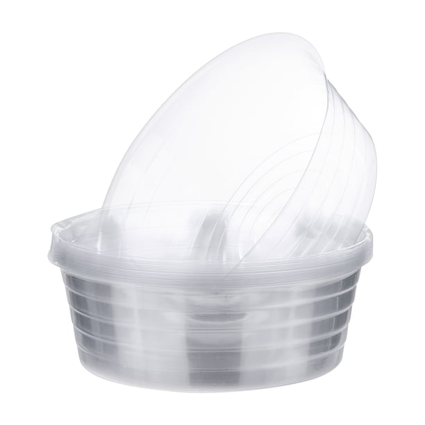 Uxcell 20-Pack Bandejas para Macetas, Bandejas de Plástico para Plantas de 12 Pulgadas, Bandeja de Goteo para Macetas de Interior y Exterior