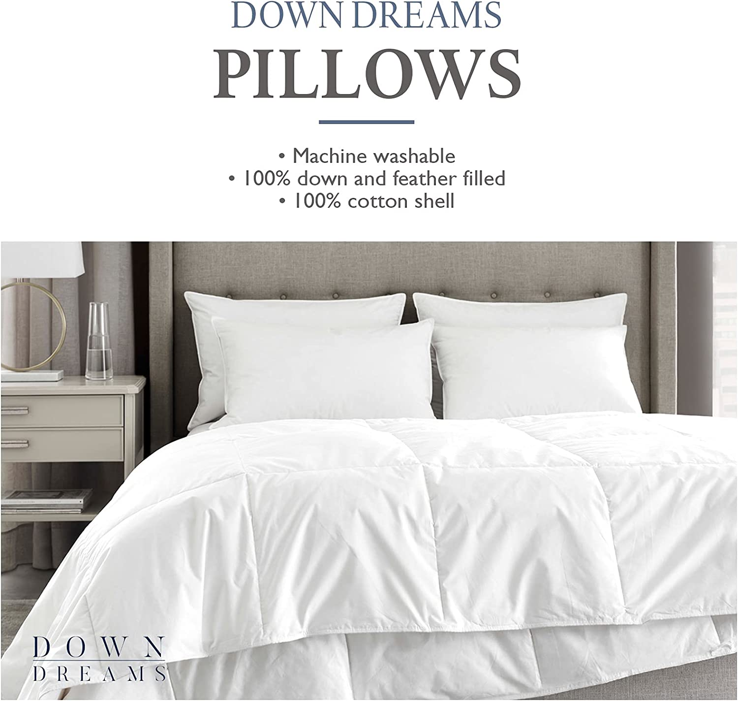 Down Dreams Classic Queen Pillow