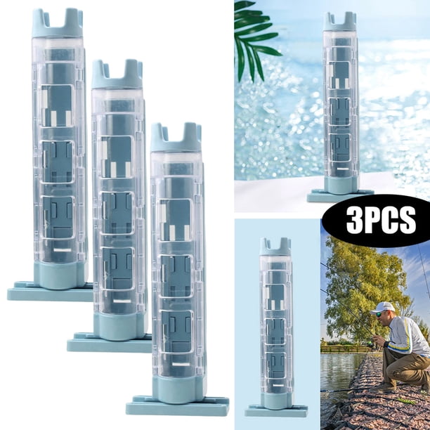 Estante para Barril Pesca Soporte Ajustable Caña Pescar Aparejos () Azul