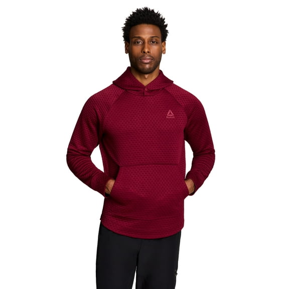 Reebok Men's and Big Men's Surge Textured Knit Pullover Hoodie Sweatshirt, Sizes S-3XL