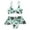Mint Green, variant on Gerichy Toddler Girl Swimsuit,Girls Bathing Suit Kids Child Girls 3 Piece Swimsuits Bathing Suit Bikini Tops Underpants Print Skirt Swimwear Set