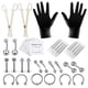 thumbnail image 1 of Complete Professional Lightweight and Precise Metal Body Piercing Tool Kit for Navel and Nose, 1 of 3