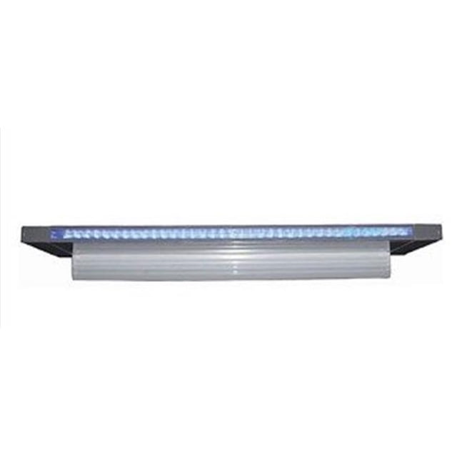72 x 6 in. LED Waterfall Back Port, White