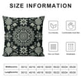 thumbnail image 5 of COMIO Decorative Throw Pillow Covers Rhombic Jacquard Pillowcase Soft Square Cushion Case for Summer Couch Sofa Bed Bedroom Living Room, Black, 5 of 5