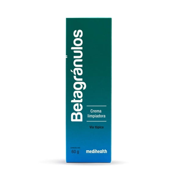 Betagranulos Crema Exfoliante Facial | Ideal Para Piel Con Tendencia Acneica | Limpiador Para Piel Grasa | Auxiliar para Imperfecciones y Puntos Negros | Caja con Tubo 60 gr