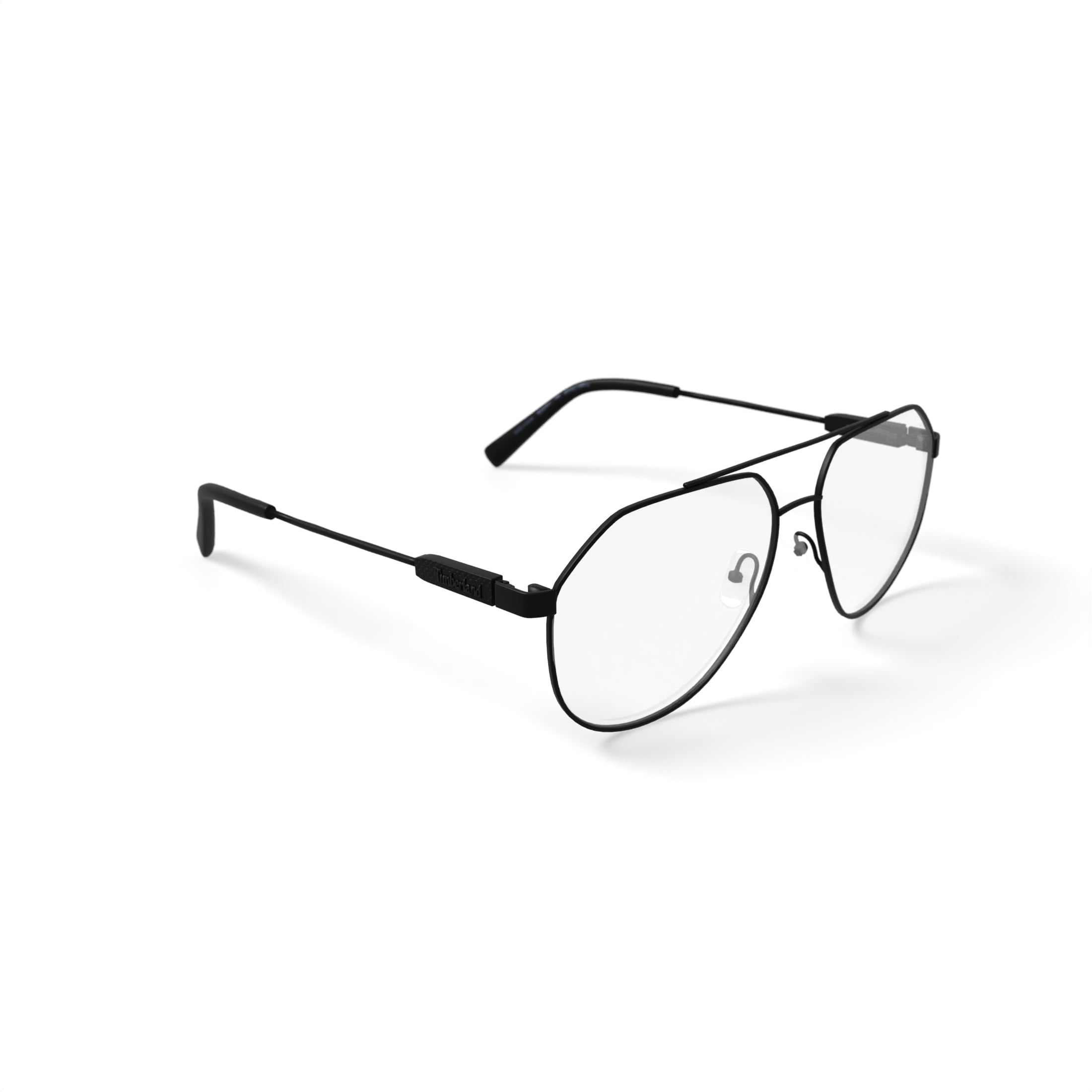 Timberland Men's TB1815-1 Aviator Prescription Eyeglasses with Case, Black