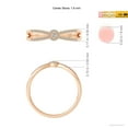thumbnail image 2 of ANGARA Natural Diamond Cluster Split Shank Promise Ring in 14K Rose Gold for Women (Size-1.6mm| Color-K| Clarity-I3) | April Birthstone, Anniversary, Jewelry Gift for Women | Natural Diamond Ring, 2 of 10