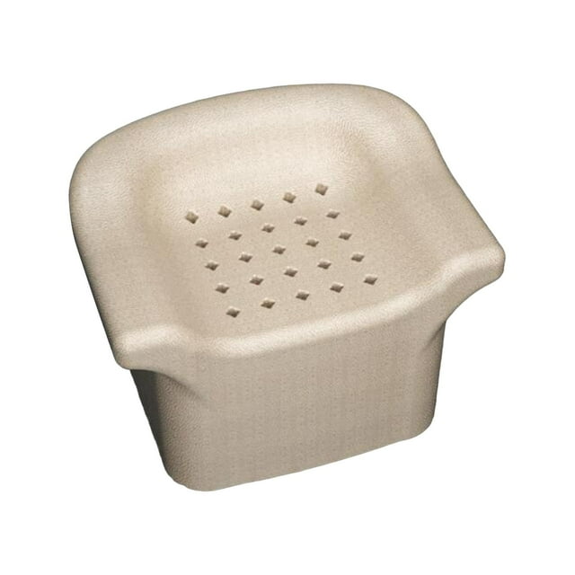 Taburete de baño Fernando antideslizante resistente al agua tamaño compacto beige
