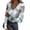 Blue(Floral Print), variant on Shirts for Women Long Sleeve Vintage Ribbed Slim Fit Vintage Floral Print Underwear Tops Spring Fall Trendy Party Casual V Neck Undershirts S