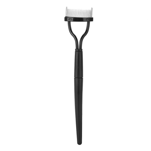 Separador de pestañas, maquillaje de belleza Separador de pestañas Cepillo de metal Peine Cepillo de pestañas Diseño de clase mundial