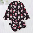 thumbnail image 5 of JIAYUE Girls Child Pajamas Set Fashion And Comfortable Colorful Cute Printed Nightwear Set Long Sleeve With Elastic Long Pants Sleepwear Outfits For Indoor Soft Loose Loungewear, 5 of 9