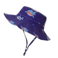thumbnail image 2 of Fraobbg Baby Bucket Sun Hat Toddler Cartoon Beach UPF 50+ Sun Protection Wide Brim Hats Girls Boys, 2 of 9