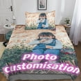 thumbnail image 5 of Photo Customization Bedding Set DIY Personalization Bespoke Soft Duvet Cover Set Duvet Cover, 5 of 5