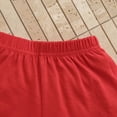 thumbnail image 7 of Kaprioy Toddler Baby Girl Summer Outfit Baseball Embroidery Short Sleeve T-Shirt Plaid Ruffle Shorts Set Little Girls Clothes, 7 of 7