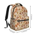 thumbnail image 2 of Honeii Wildflowers Vintage Print Backpack for Both Men and Women, Basic Bookbag for College, Work, or Travel,Rucksack Computer Bag-One Size, 2 of 5
