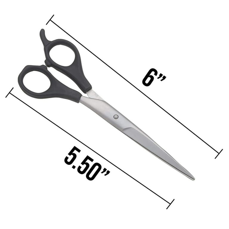 The Cut Factory- Hair Scissors and Barber Scissors Professional- 6.5 Inches  Finest Stainless Steel Hair Cutting Scissors with Smooth Razor Edge Blades