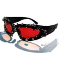 thumbnail image 6 of 2026 Avant-garde Hip-hop Sunglasses with Unique Punk Rivet Decoration, Women's European and American Fashion Trend Street Style Glasses, Men's, 6 of 6