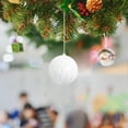 thumbnail image 5 of GFHFHITJ 3Pcs Velvet Christmas Balls,Christmas Tree Ornaments Velvet Balls - Pack Of 3Pcs Shatterproof Xmas Bulbs Decorations Set - Multicolor Green Brown Neutrals(B&B,8Cm,3.14"), 5 of 6