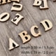 thumbnail image 3 of Discos alfabéticos de madera con letras de madera de 100 Uds. Para decoración artesanal de álbum de recortes Diy WD.WDQZL Hogar, 3 of 4