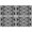Black And White-1, variant on Black and White Geometric Pattern Summer Placemats Table Placemats Set Of 4-Linen Kitchen Washable Placemats Table Mats 11.8"x17.7"Non-Slip Heat Resistant