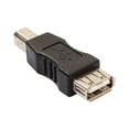 thumbnail image 3 of Flmtop Mini Adaptateur Convertisseur USB Type A Femelle vers USB Type B Mâle Noir, 3 of 6