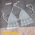thumbnail image 1 of Débardeur de Bain Dos Nu pour Femmes avec Encolure à Nouer et Franges, 1 of 7