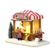 thumbnail image 1 of Adorno Navideño Con Luces Led, Casa Pequeña Luminosa De Navidad, Comedor, Coche, Paisaje Luminoso, Resina De Nieve, Adorno De Escritorio Vogacara HA038204-00, 1 of 6