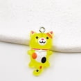 thumbnail image 6 of Pack of 10 Stylish Resin Cats Pendants Elegant Resin Feline Pendants for Unique Jewelry Making Endeavors, 6 of 8