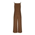 thumbnail image 5 of Summer Plus Size Jumpsuits for Women Tummy Control Fashion Casual Loose Printed Pockets Sleeveless Back Strap Jumpsuit, 5 of 6
