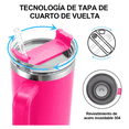 thumbnail image 3 of Vaso Bloosom  Térmico De 40oz Acero Inoxidable Rosa Oscuro, 3 of 4